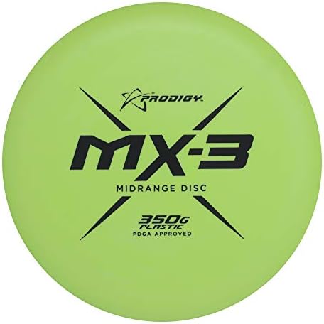 Sprzęt do sportów z latającymi dyskami | 350G Mx-3 | Lekko Overstable Dysk Golfowy Midrange | Chwytliwy i Sztywny Plastik 350G | Doskonała Kontrola Midrange | Kolory Mogą Się Różnić Sprzęt do sportów z latającymi dyskami Sprzęt do sportów z latającymi dyskami